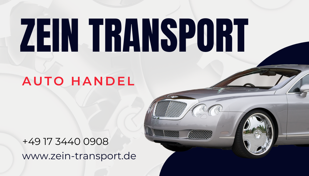 Visitenkarte Vorderseite - Zein Transport Berlin